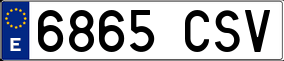 Truck License Plate